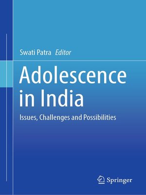 cover image of Adolescence in India